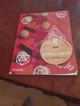 Libro Matemáticas 2 ESO Anaya