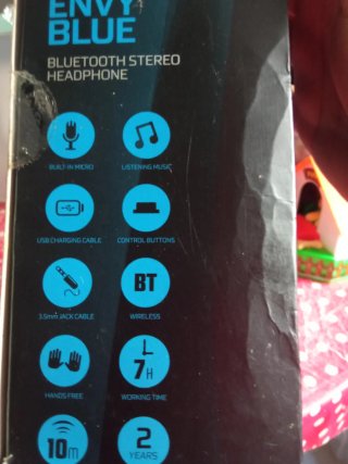 Auriculares NGS Bluetooth Artica Envy Blue