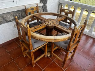 Mesa Castellana Rústica Madera