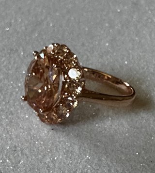Anello Topazio Imperiale Oro