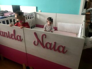 Maxicunaa gemelares marca Ros color madera 70x140