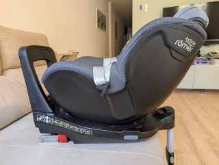Silla coche Britax Römer Dualfix Z-Line+Funda ofic