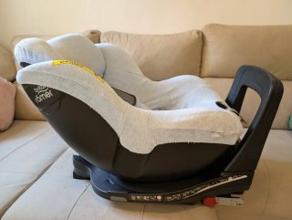 Silla coche Britax Römer Dualfix Z-Line+Funda ofic