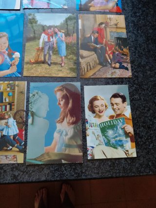 17 Postales Años 60