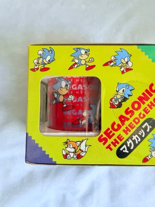 3 Tazas Sonic Vintage 1992 SEGA Nuevas