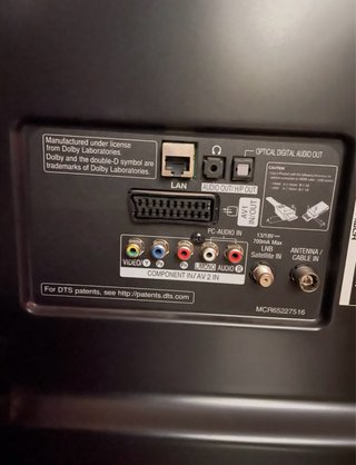 Televisión LG Negra