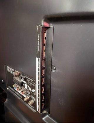 Televisión LG Negra