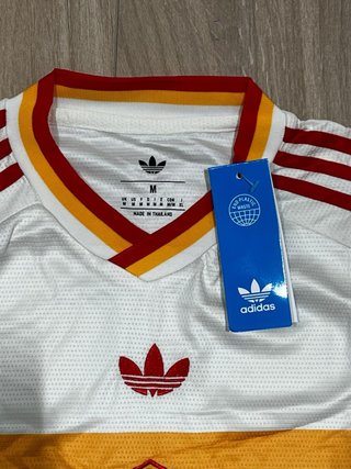 Camiseta AS Roma Adidas Beige/Roja Talla M