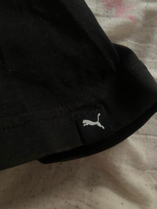 Camiseta Puma Negra Logo