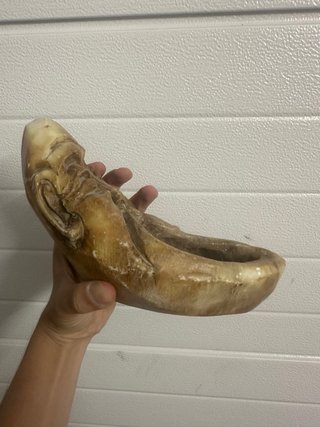 Figura de piedra tallada cara