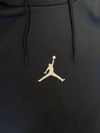 Sudadera negra con capucha, Jordan - Talla M