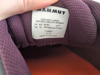 Botas Montaña Mammut Mujer Gris/Morado