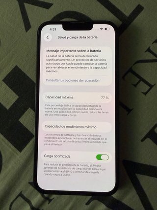 iPhone 13 Midnight 256GB con caja y accesorios