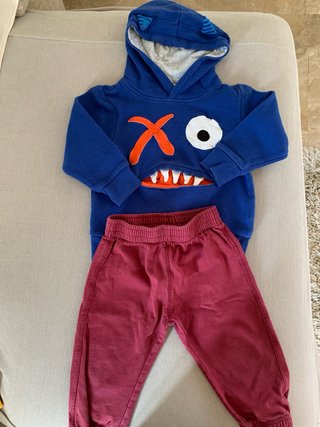 Piumino Fagottino + felpe e pantaloni bimbo 18/24