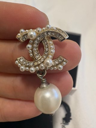 Pendientes Chanel Perlas Dorados