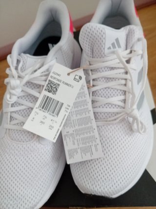 Deportivas Adidas Blancas y Rosas