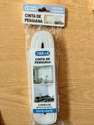 Cinta de persiana OSEAN 22MMX5M
