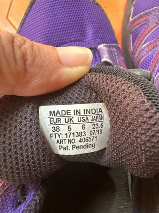 Zapatillas Salomon Niña/o Talla 38 Montaña