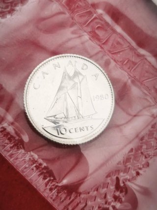 Set di monete canadesi 1980