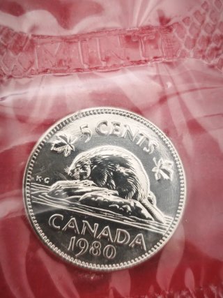 Set di monete canadesi 1980