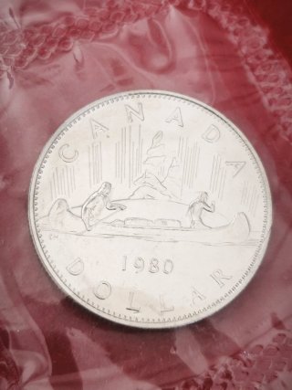 Set di monete canadesi 1980