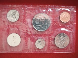 Set di monete canadesi 1980