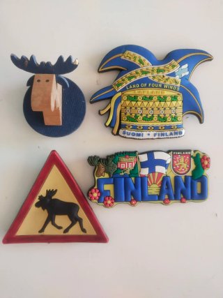 Imanes de Finlandia Souvenir Recuerdo Viajes