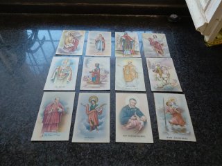 17 Postales Santos Años 40/50