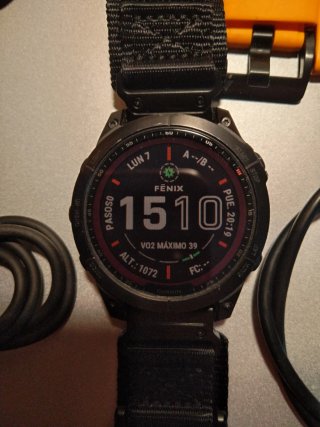 Reloj Garmin Fenix 7 Zafiro Solar Negro