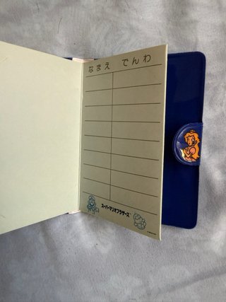 Agenda Super Mario Bros Vintage Nintendo