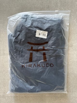 Kirakuco pantaloni harem blu NUOVI