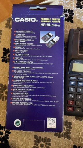 Calculadora Impresora Casio HR-8L