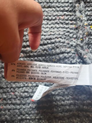 Cárdigan Zara Gris Talla M