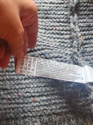Cárdigan Zara Gris Talla M