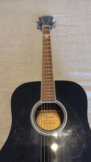 Guitarra Acústica Fender FA-125 Negra