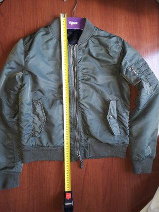 Chaqueta Bomber Verde Militar Talla XS