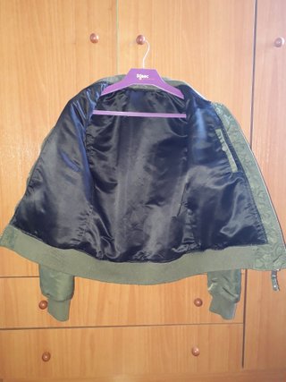 Chaqueta Bomber Verde Militar Talla XS