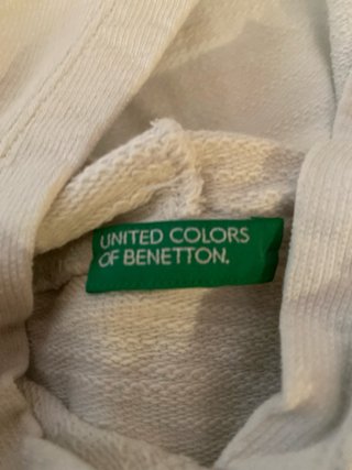 Sudadera Benetton rosa muy clarito