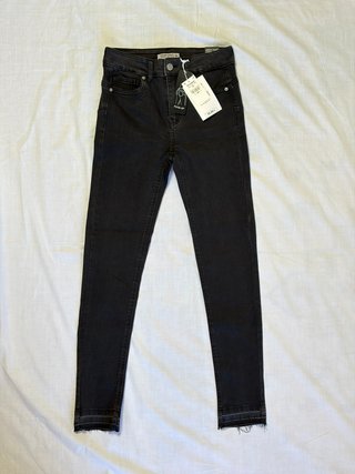 Vaqueros negros pitillo, Green Coast - Talla 36