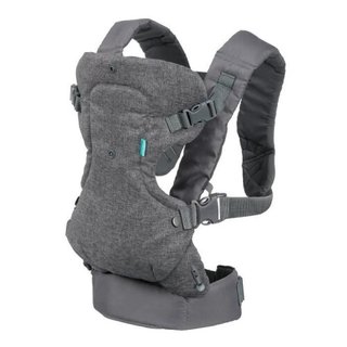 Mochila portabebés gris