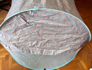Carpa Playa plegable Flying Tiger Azul/Plateado