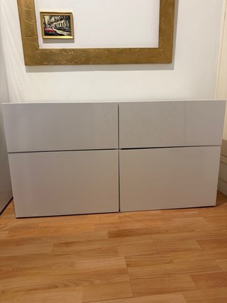Mueble auxiliar IKEA MALM blanco mate
