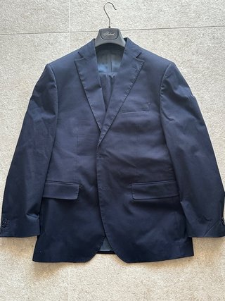 Abito Sartoriale Uomo Nardelli Cotone Blu Taglia 5
