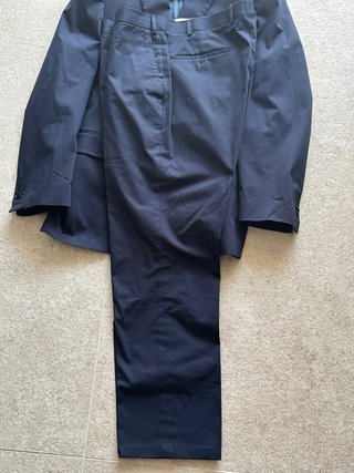 Abito Sartoriale Uomo Nardelli Cotone Blu Taglia 5