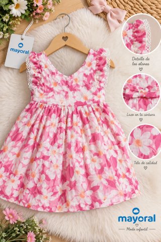 Vestido floral Mayoral Talla 2 Nuevo