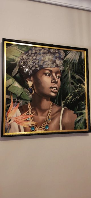 Cuadros Decoración Africana Mujer