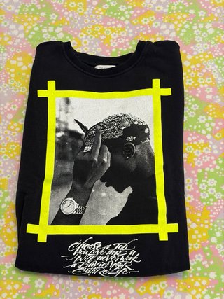 Felpa 2Pac Uomo Nera