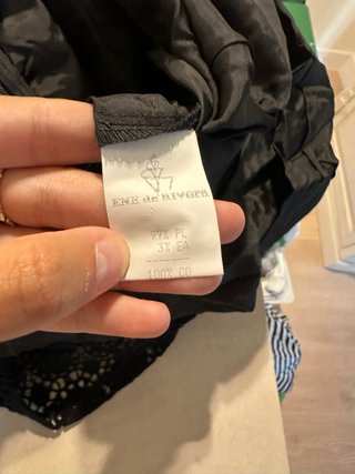 Vestido Ene de Rivera Negro