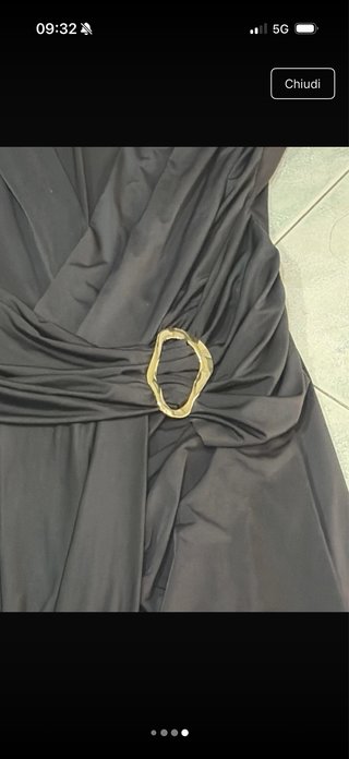 Abito lungo donna nero