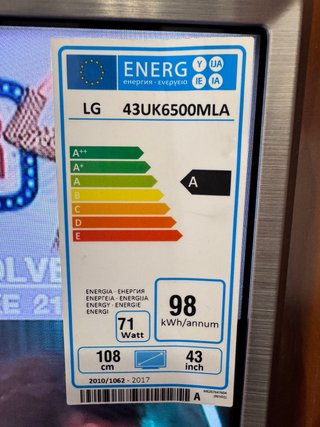 LG TV 4K UHD 43 pulgadas